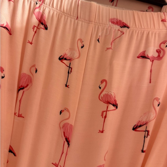 Kate Spade Pink Flamingo Print Pajama Set - Picture 3 of 9